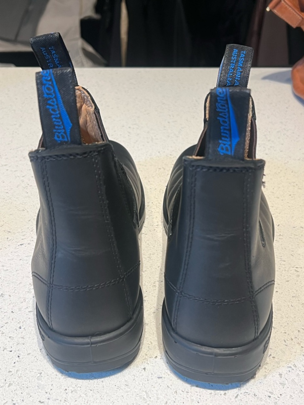 Blundstone black leather Chelsea thermal waterproof boots 7.5 - Picture 3 of 11